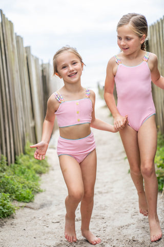 Sweetheart Splash High Waisted Bikini
