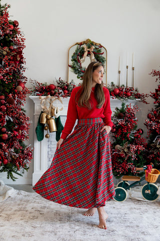 Christmas Tartan Women's Skirt