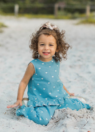Candyland Denim Dolly Top