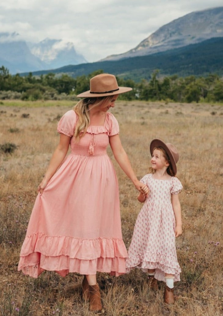 Rosy Pink Boho Dress