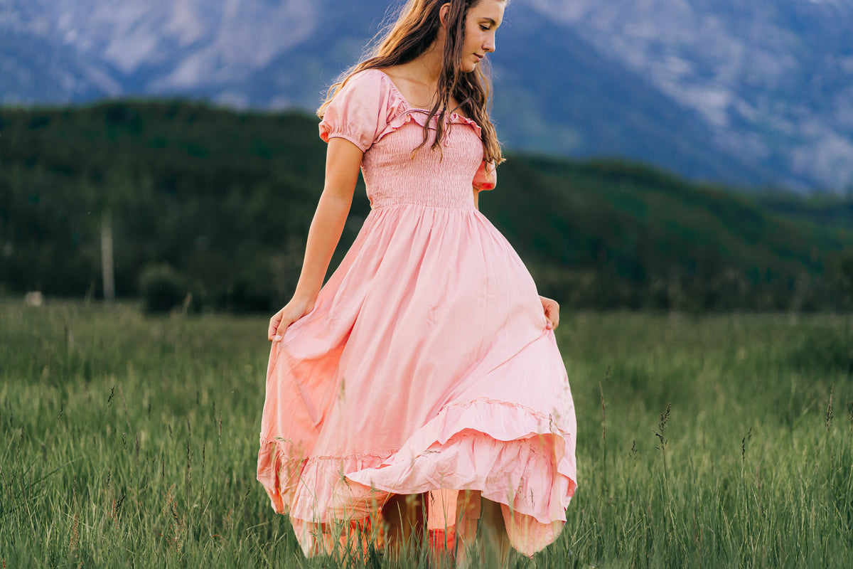 Rosy Pink Boho Dress
