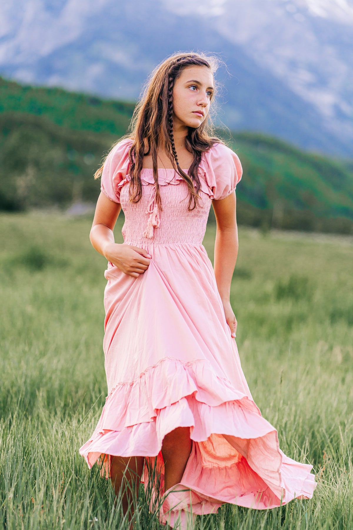 Rosy Pink Boho Dress