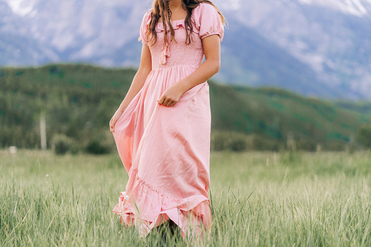 Rosy Pink Boho Dress