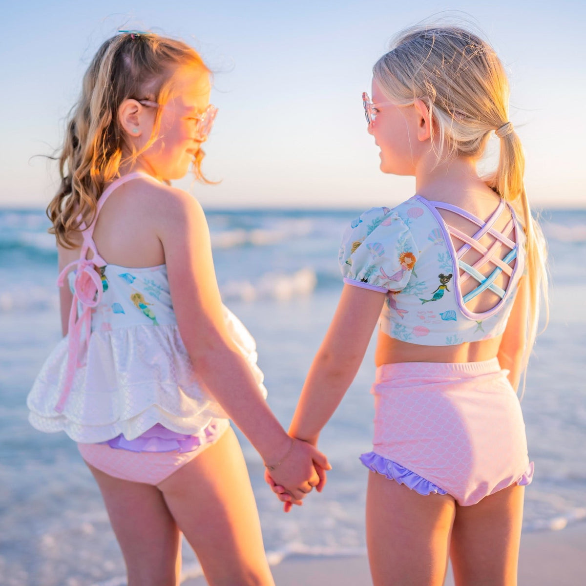 Enchanted Mermaid Puff Sleeve Bikini