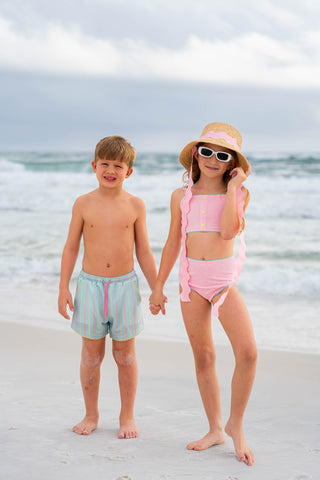 Harbor Hat- Pink, Red, Blue