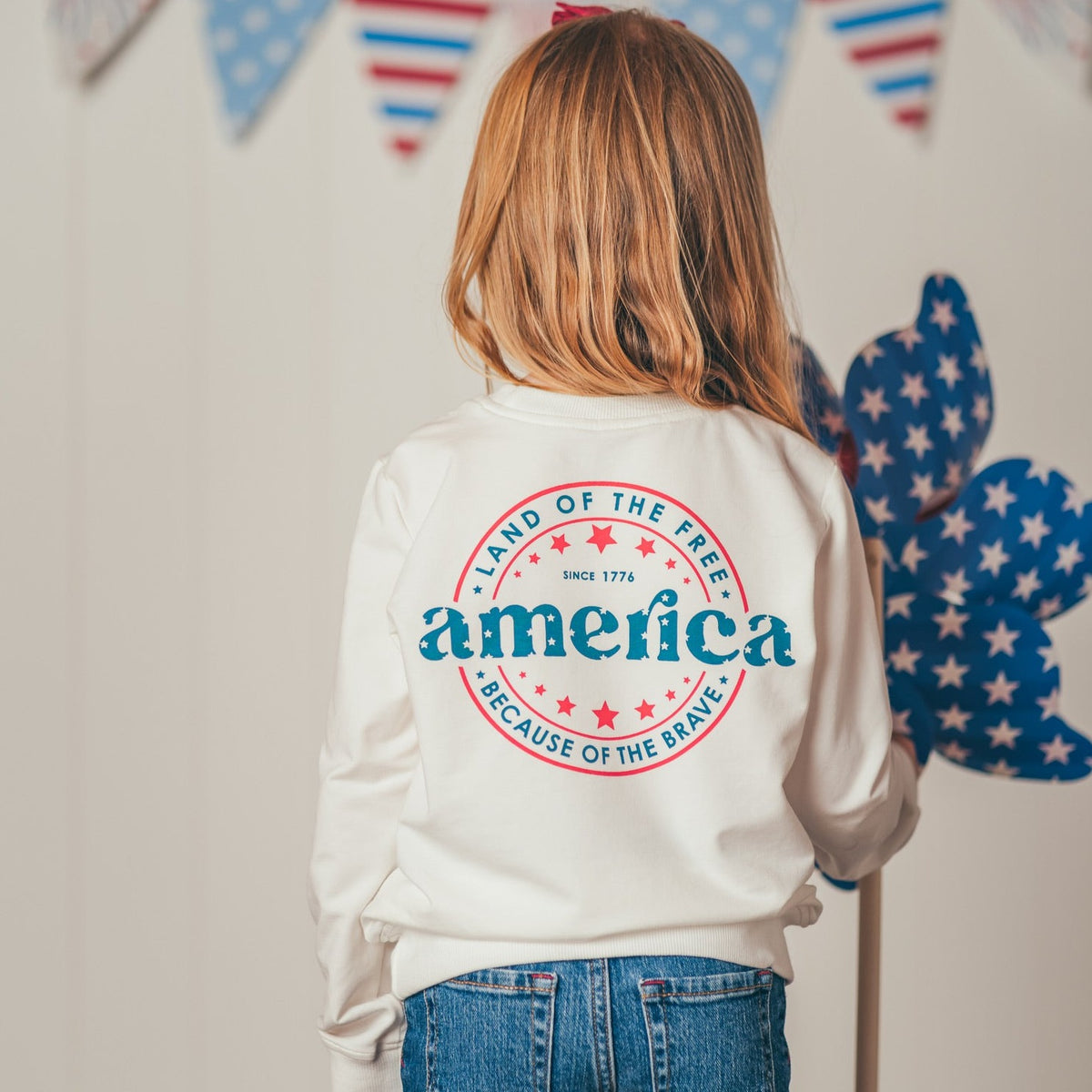 Girls America Sweatshirt