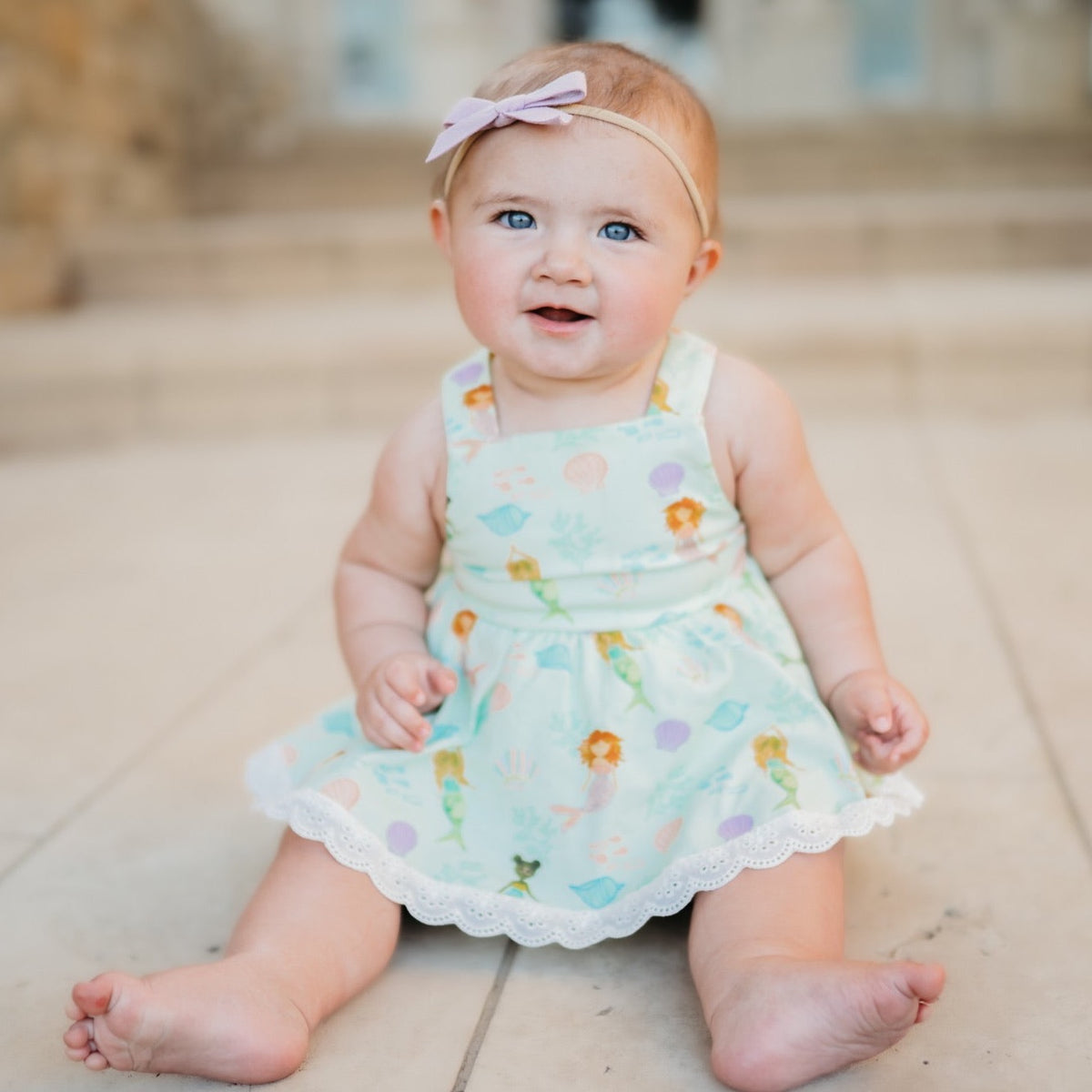 Enchanted Mermaid Skirted Romper