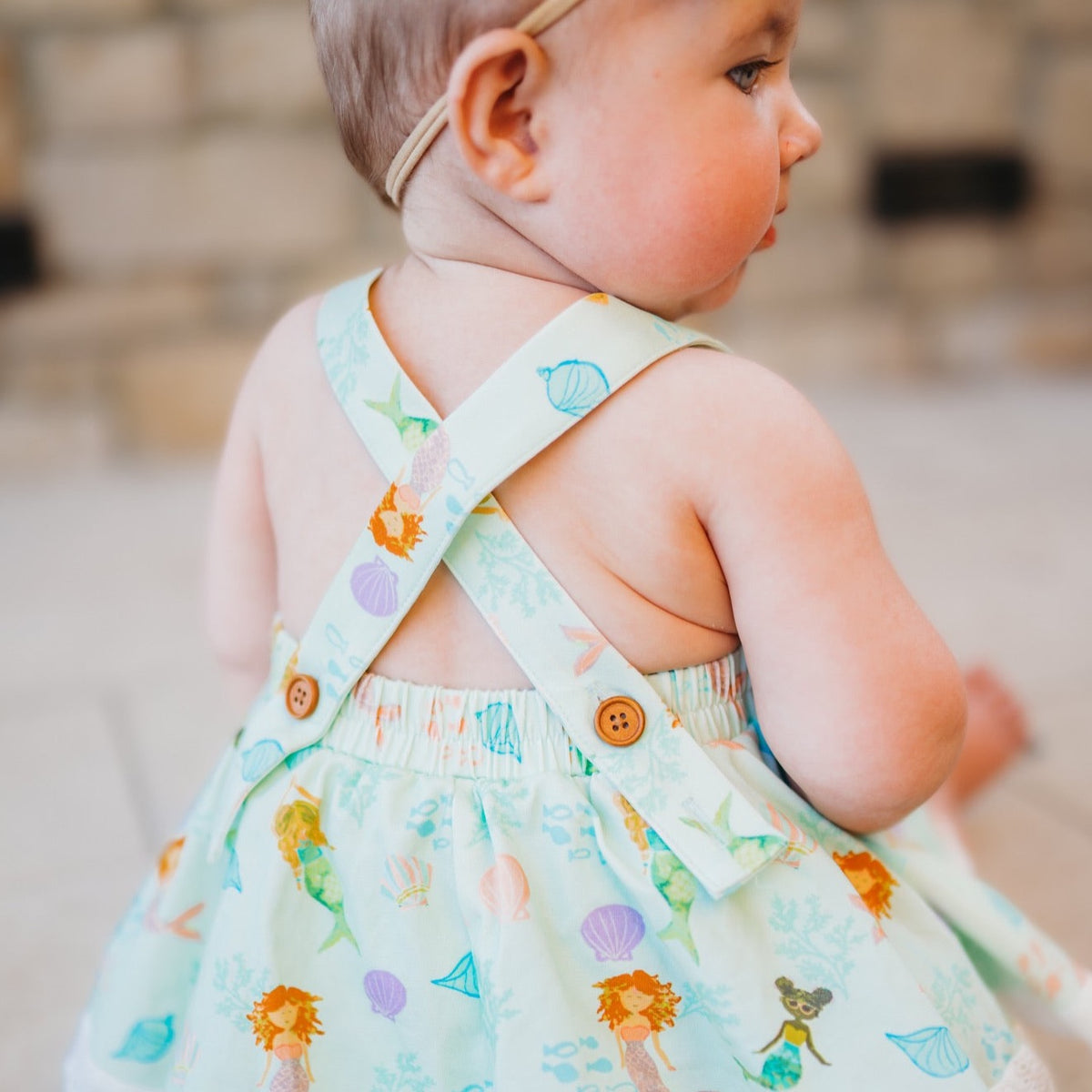 Enchanted Mermaid Skirted Romper