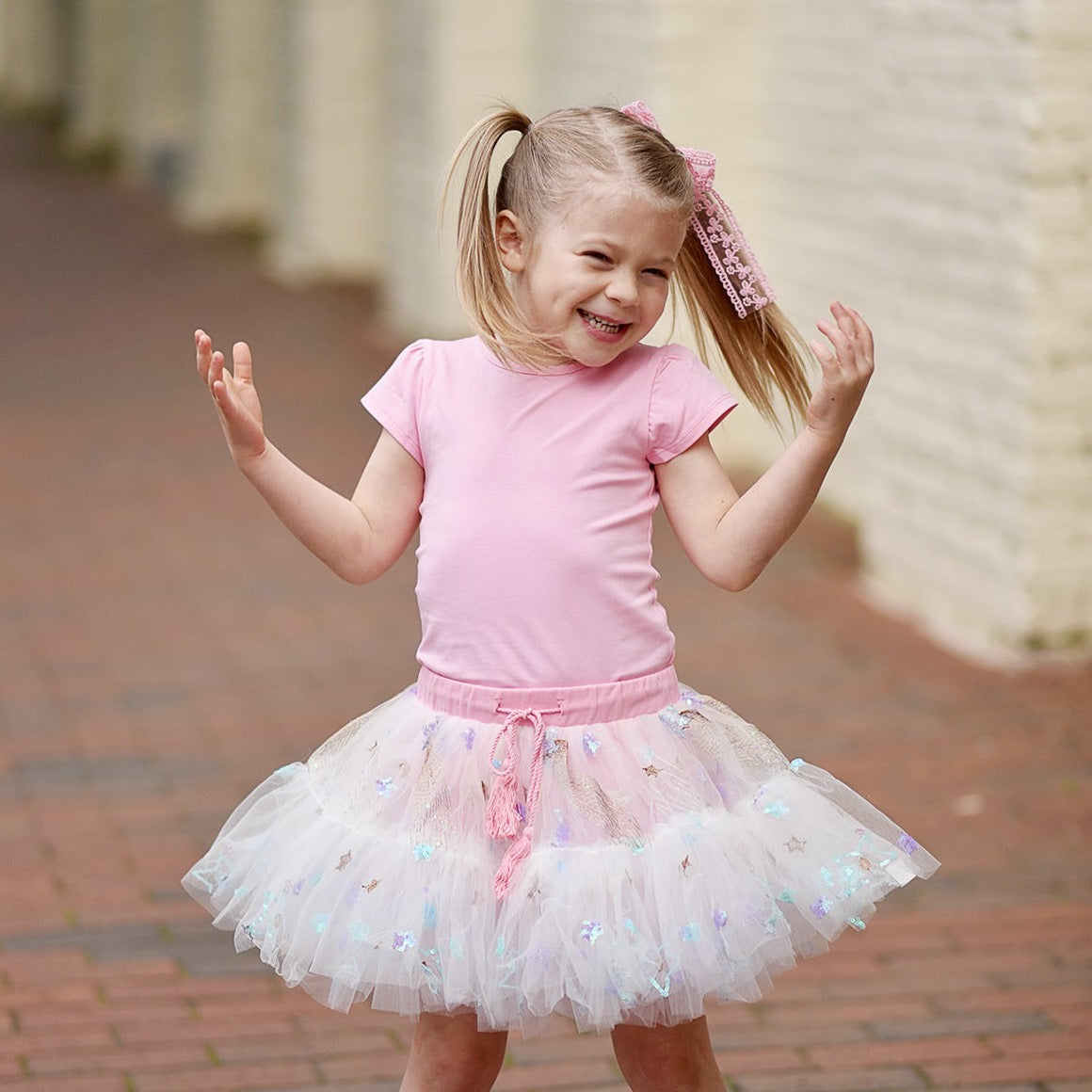 Cupcake Pink Flutter Sleeve Layering Shirt