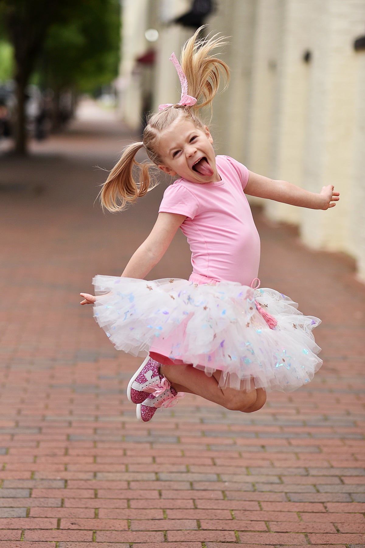 Pink Sparkle Skort