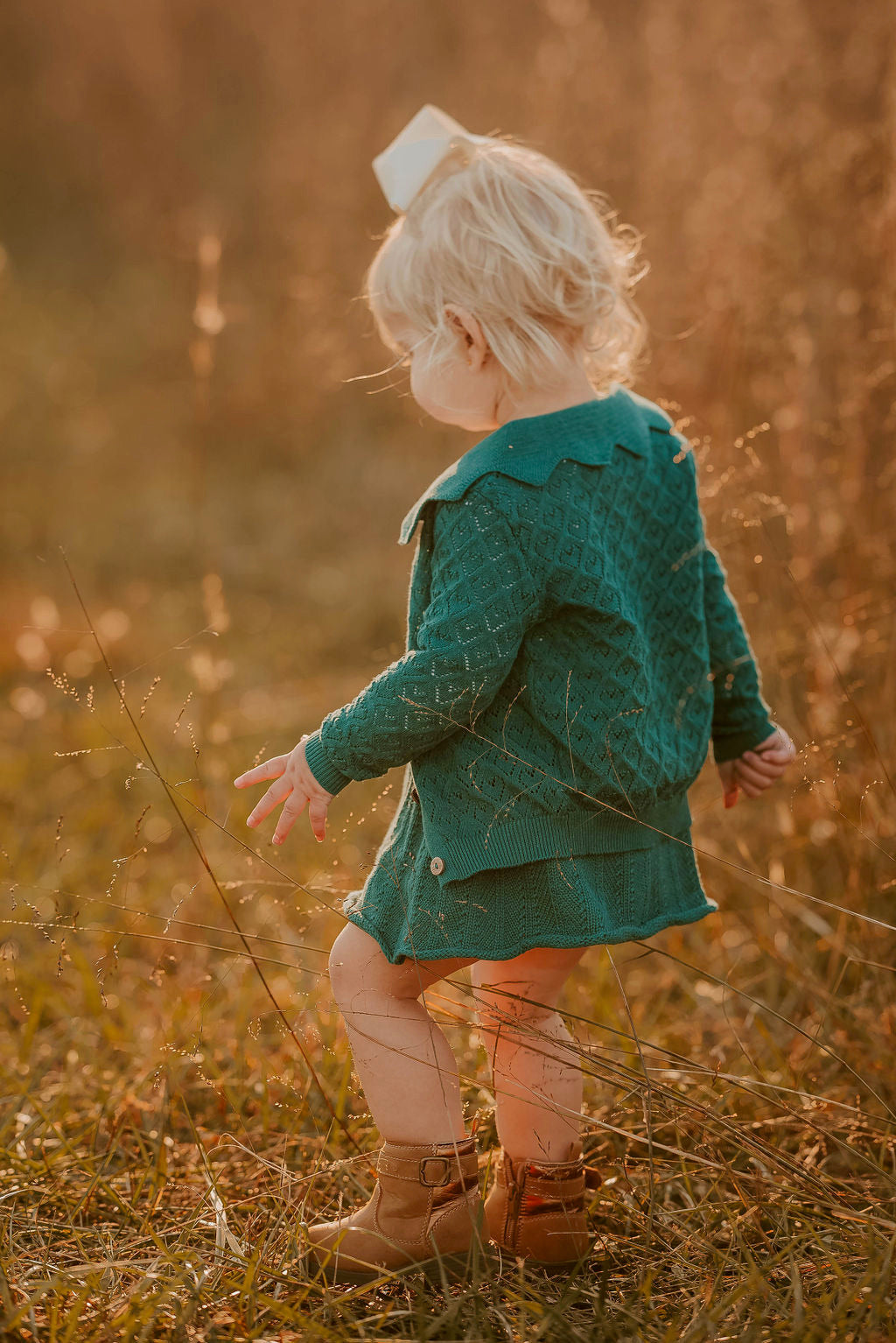 Pine Sweatheart Cardigan