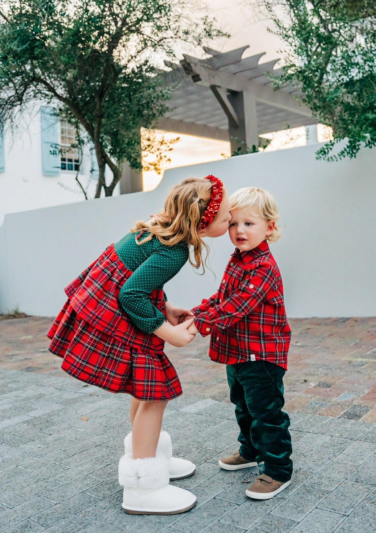 Merry Little Plaid Dress