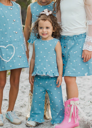 Candyland Denim Skort