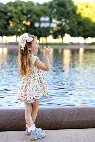 Scallop Tunic Set ~ Schoolyard Sweetie