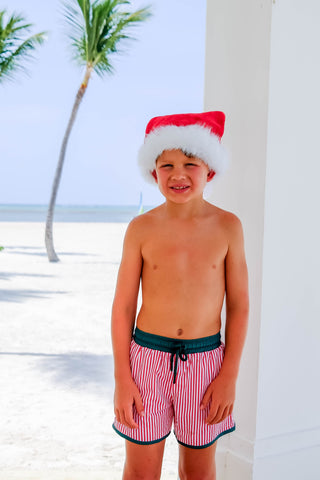 *PREORDER* Candy Cane Coast Swim Shorts