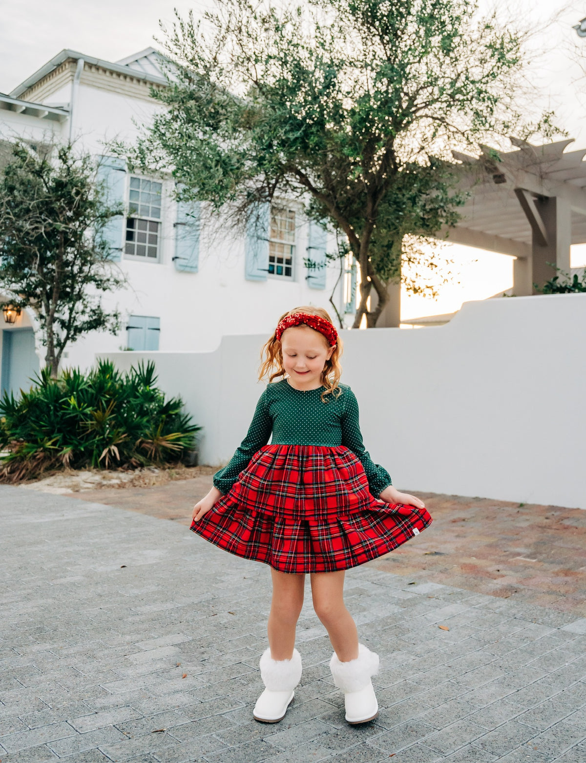 Merry Little Plaid Dress