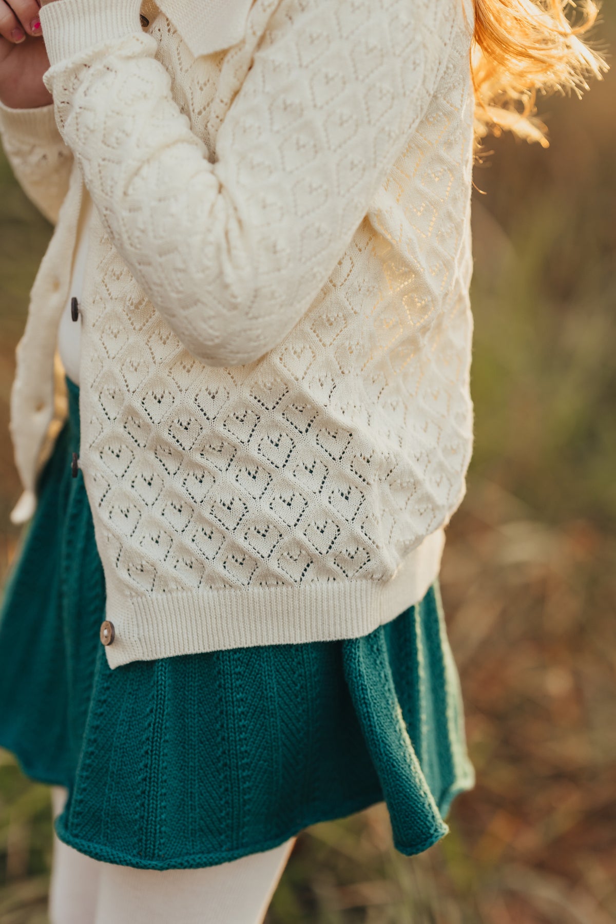 Cream Sweetheart Cardigan