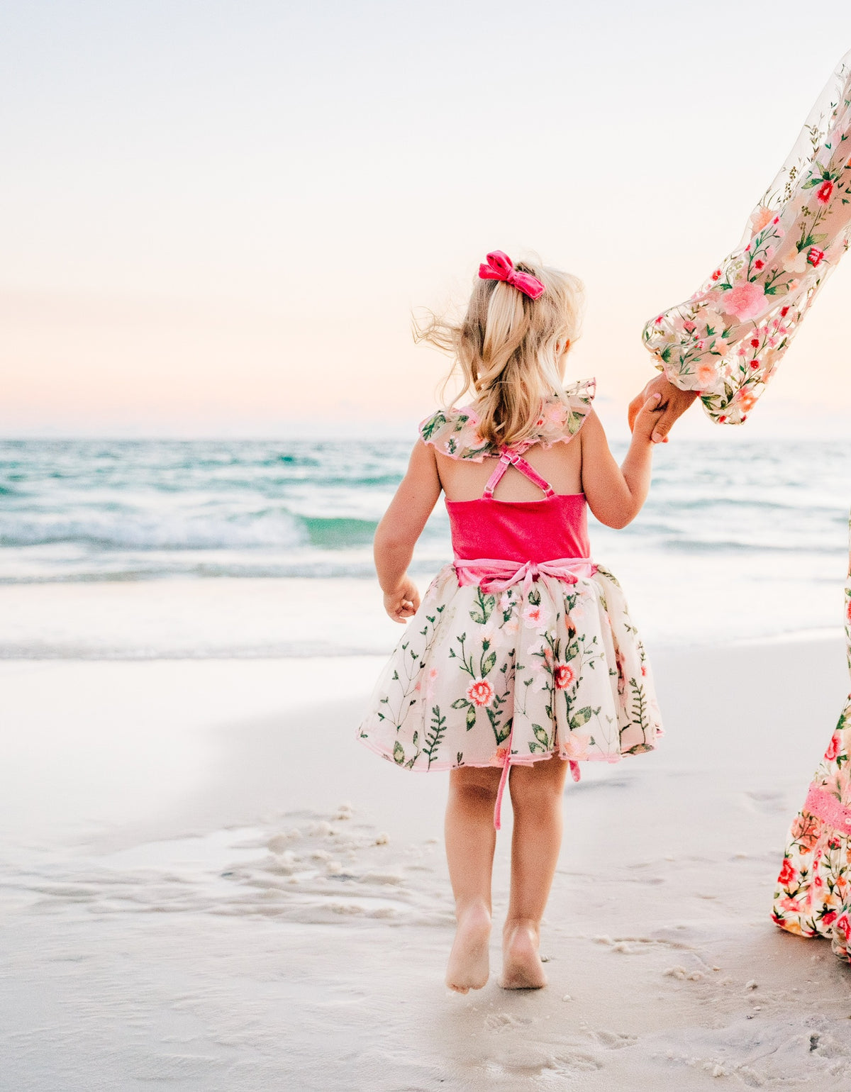 *PREORDER* Rose Petal Enchantment Flutter Sleeve Dress and Bloomer Set