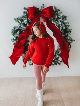 Red Teddy Sweater
