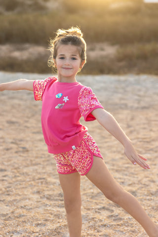 Sparkle Sport Set ~ Seashells