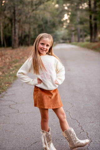 Saddle Skort~Caramel