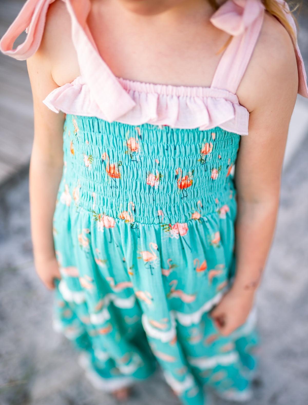 Fanciful Flamingo Maxi Dress