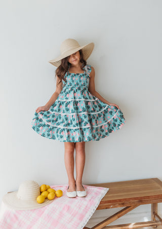 Hawaiian Smocked Dress