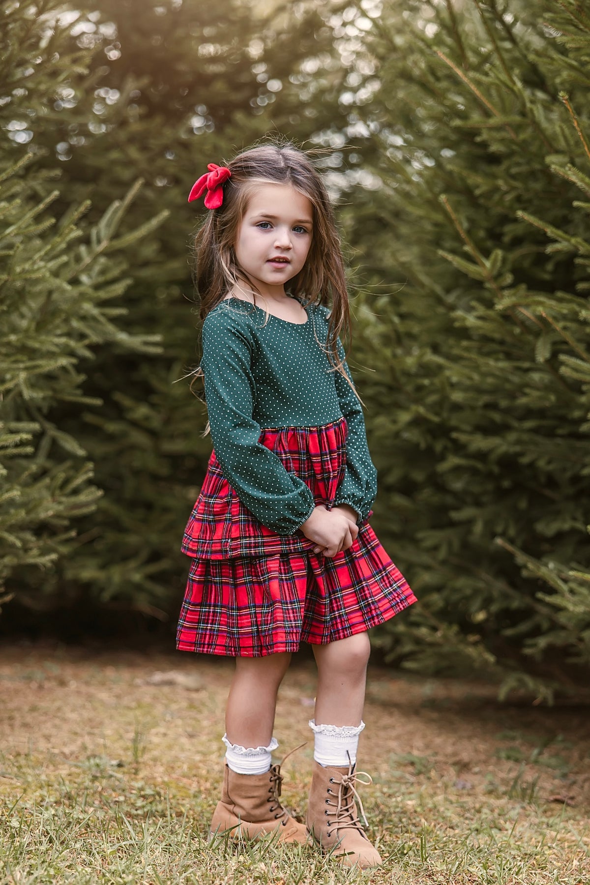 Merry Little Plaid Dress