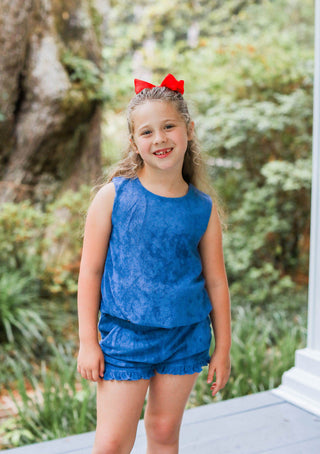 Lucy Bamboo Terry Set ~ Navy