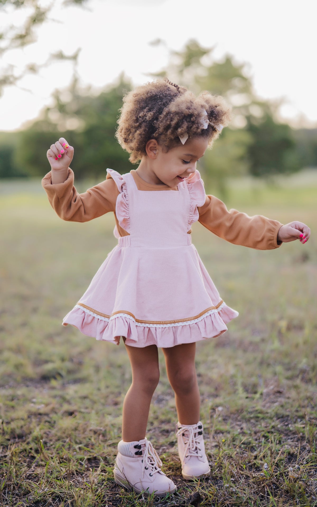 Butterscotch Ribbed Layering Shirt