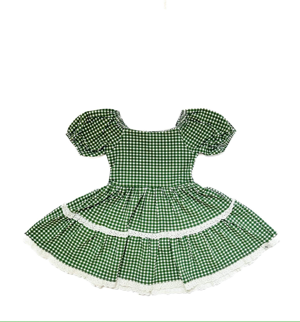 Forest Green Gingham Grace Dress