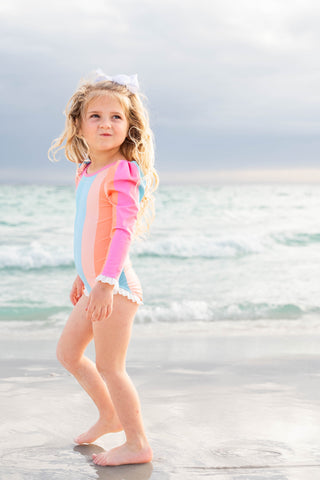 Long Sleeve Rashguard ~ Summer Sunset