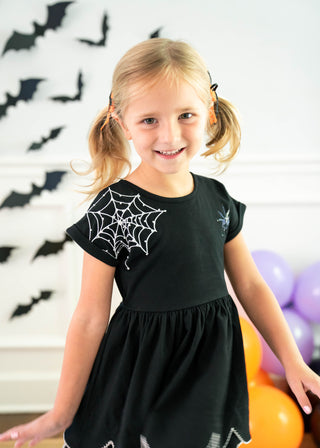 *PREORDER* Cobweb Cutie Scallop Tunic Set