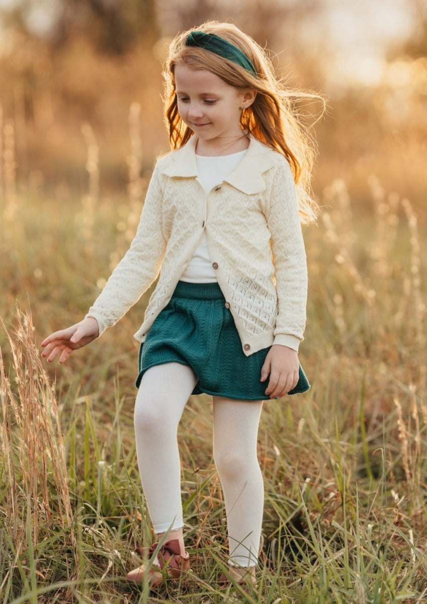 Cream Sweetheart Cardigan