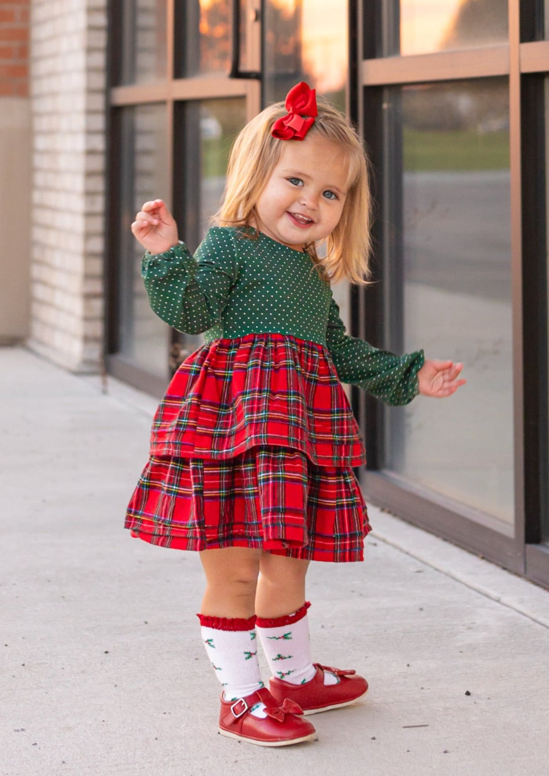 Merry Little Plaid Dress