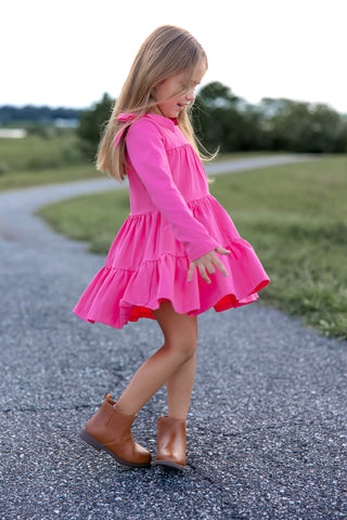 Long Sleeve Basic Set ~ Rose Pink