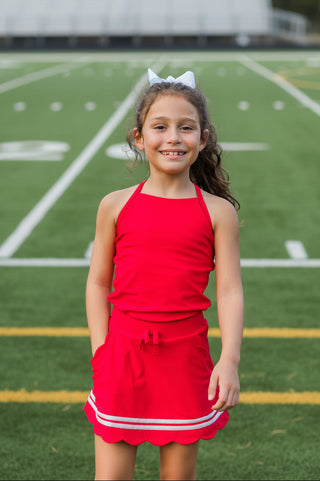 Gameday Scallop Athletic Set ~ Red
