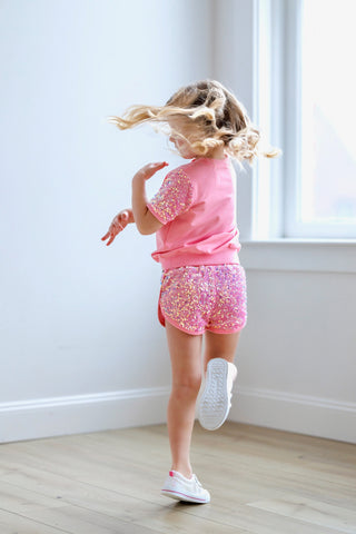 Sparkle Sport Set ~ Pink Bow