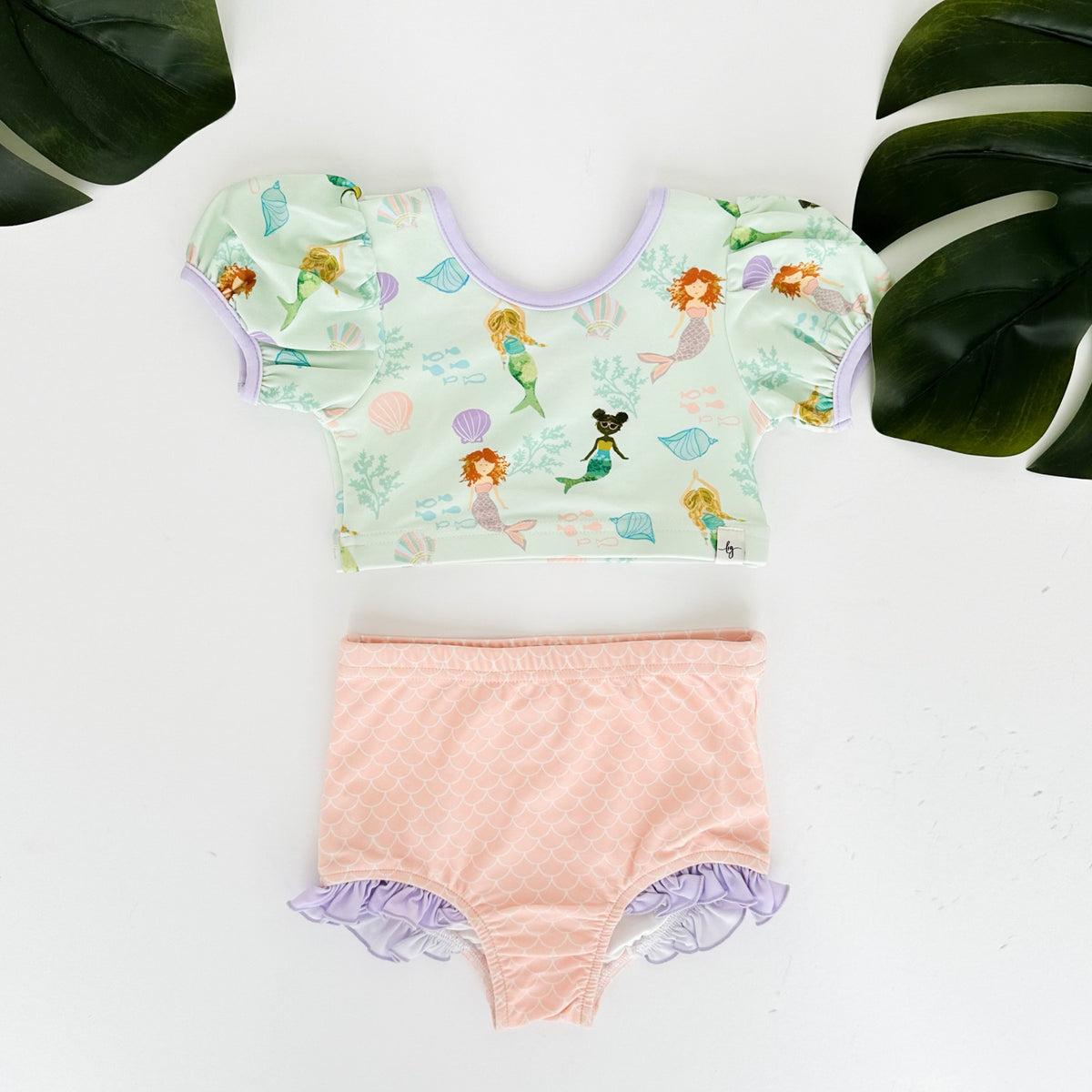 Enchanted Mermaid Puff Sleeve Bikini