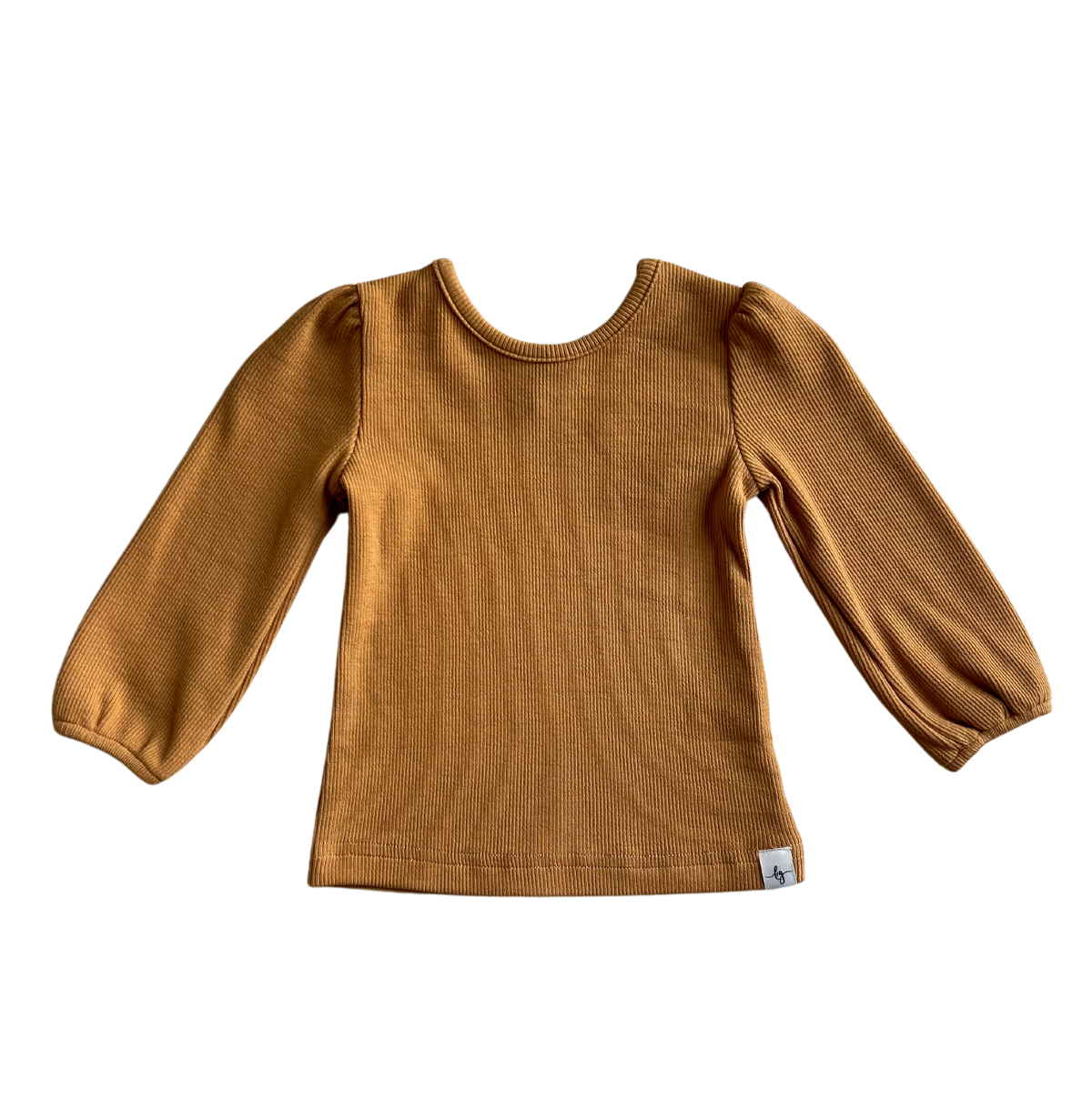 Butterscotch Ribbed Layering Shirt