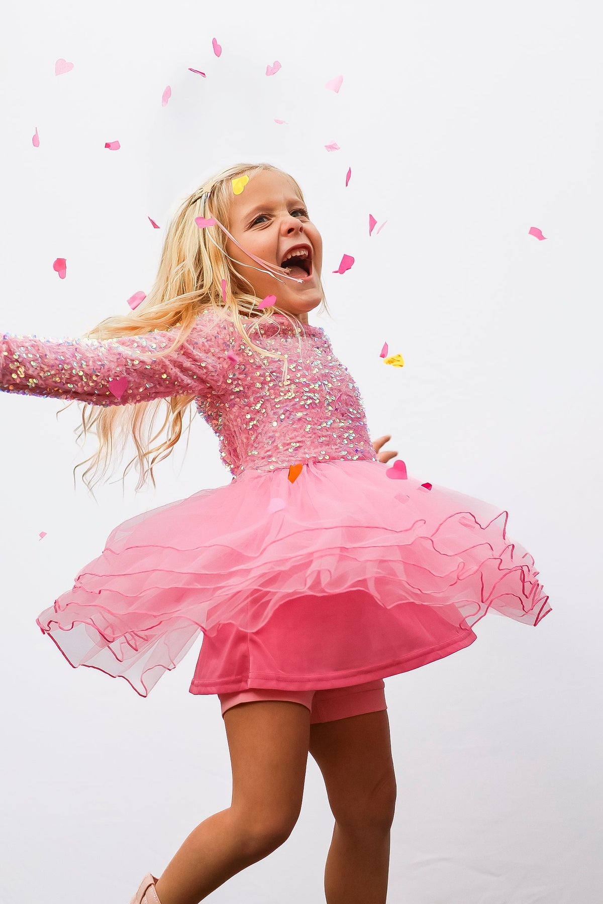 *PREORDER* Sparkle in Pink Dress and Bloomer Set