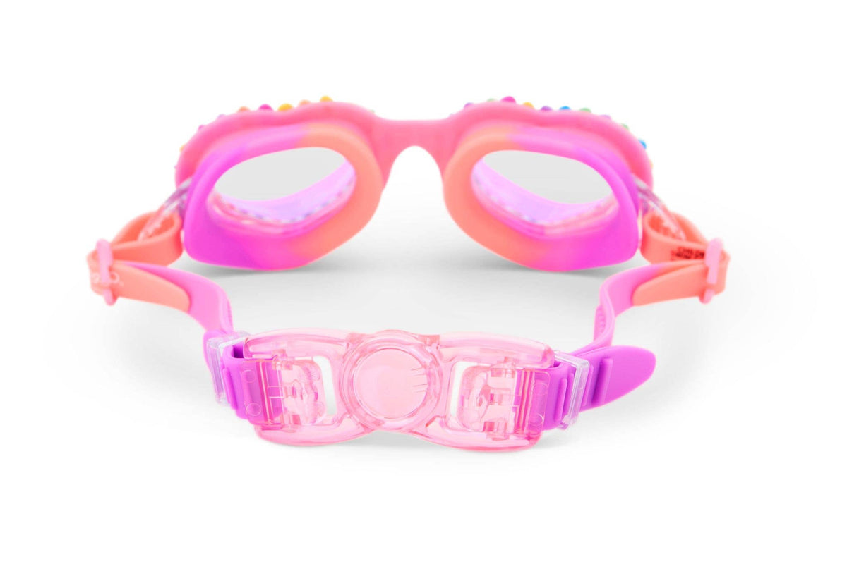 Candy Heart Frame Youth Swim Goggle, Pink