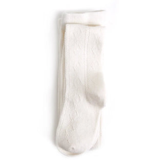 Fancy Knit Tights ~ Ivory