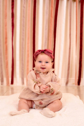 Primrose Bow Wrap - Pink Salmon
