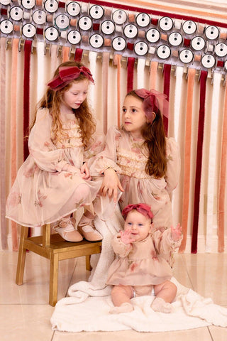 Primrose Bow Wrap - Pink Salmon
