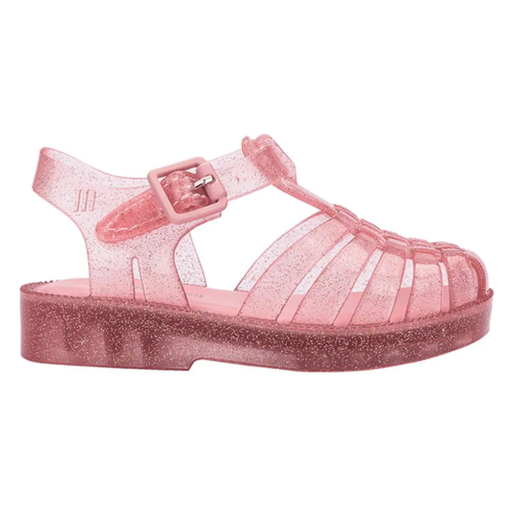 MINI POSSESSION JELLIES GLITTER PINK TODDLER SIZES Love and