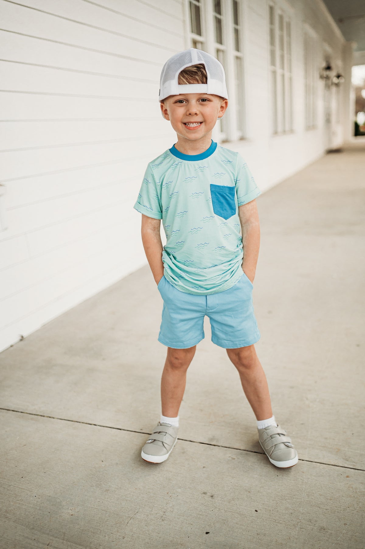 Sky Blue Boy Shorts