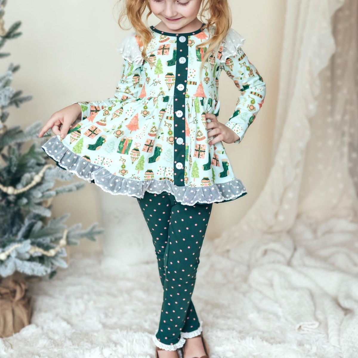 Joy to the World Tunic Set