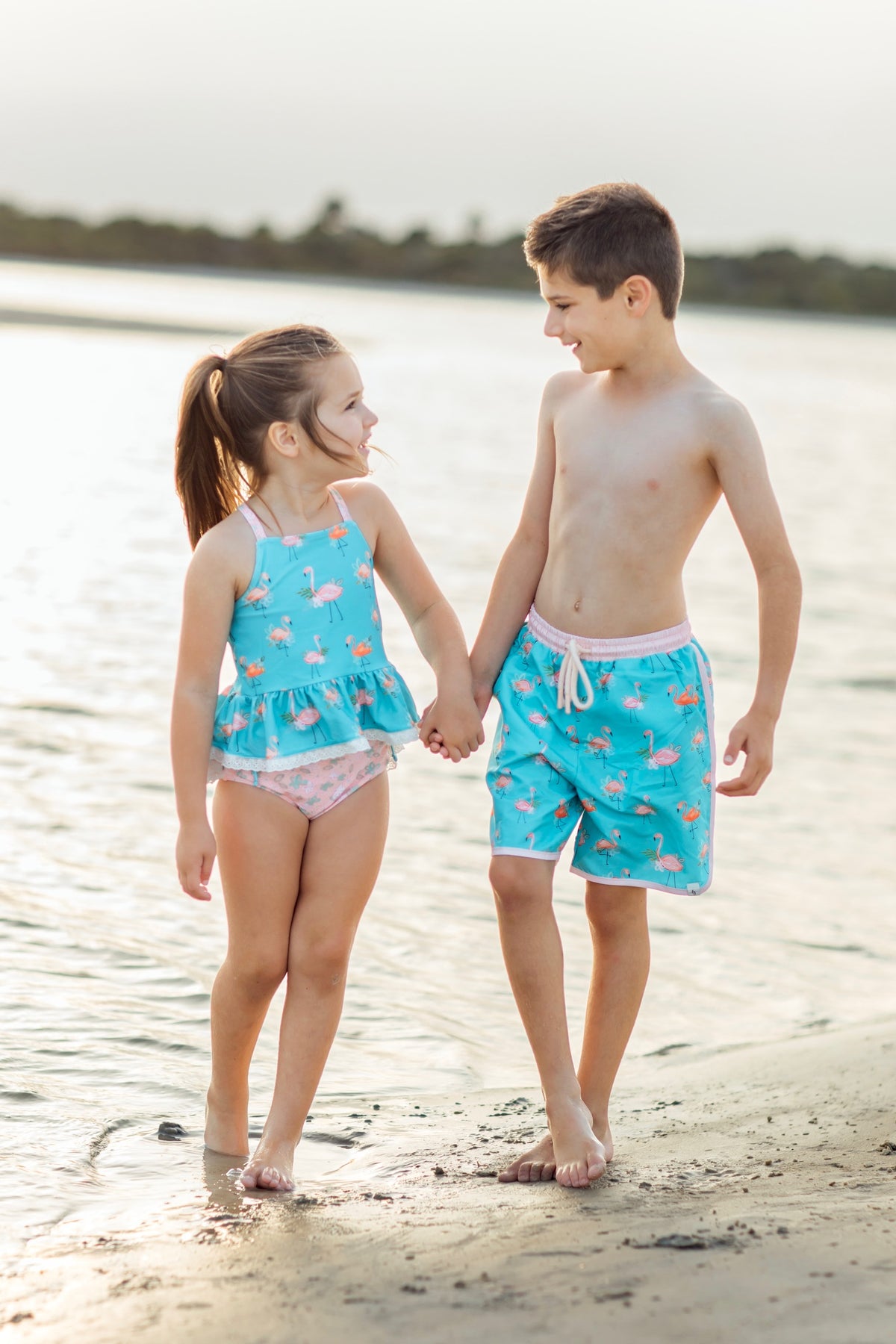 Fanciful Flamingo Tankini