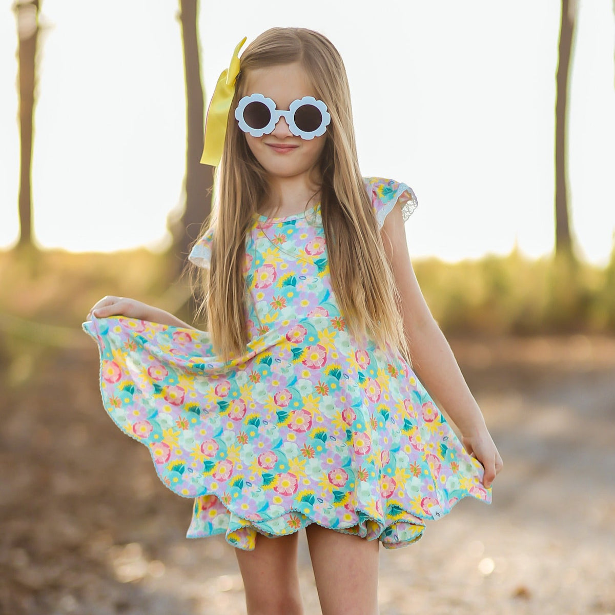 Hibiscus Tunic Set